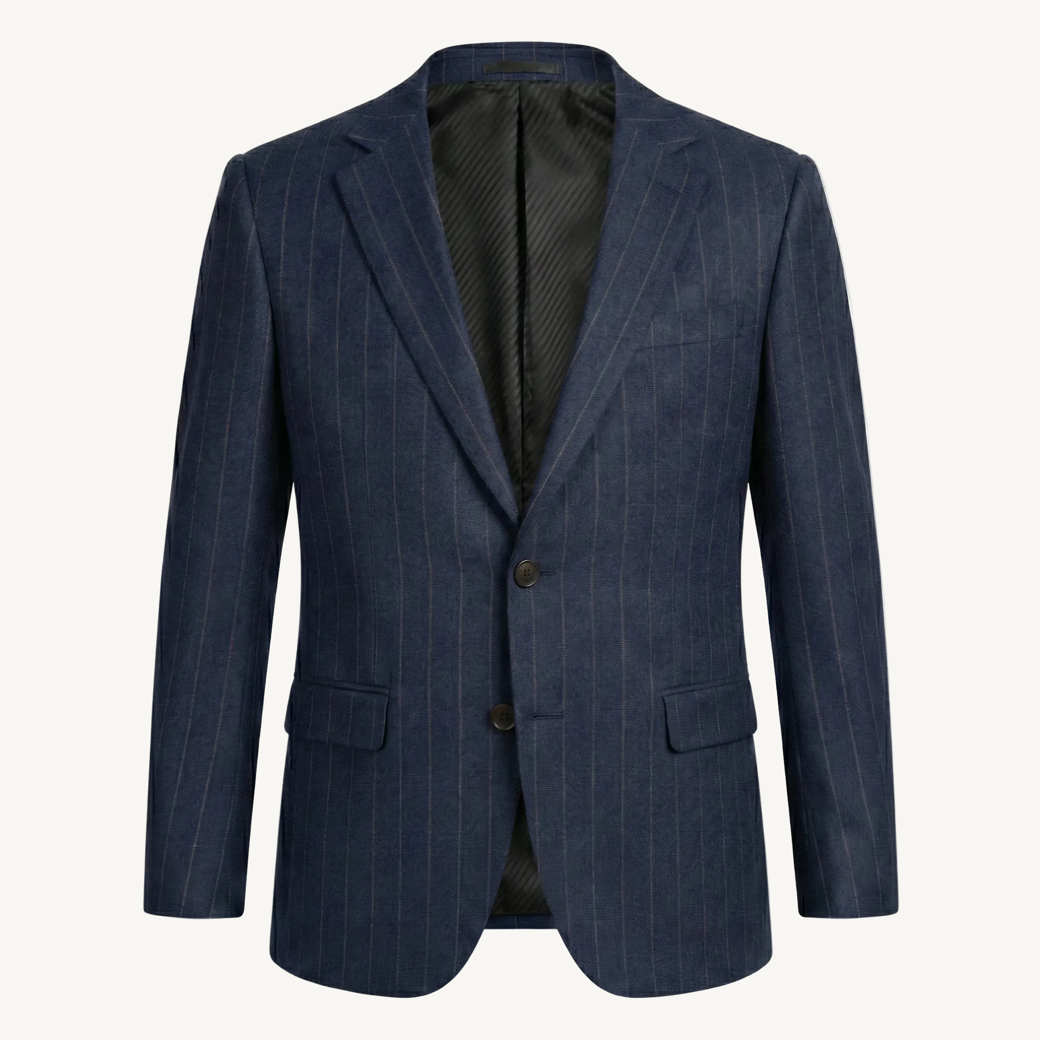 Niraha Vitale Barberis Canonico Blazer Midnight Blue Pinstripe